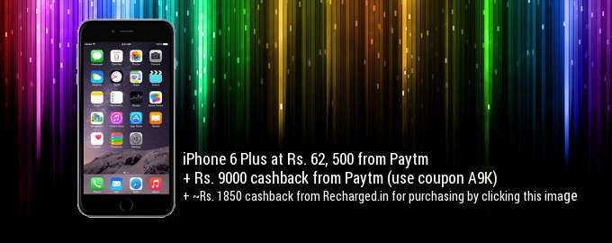 iPhone 6 Plus cheapest ever on Paytm